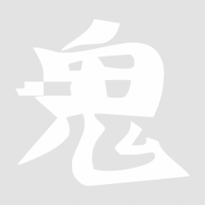  Japán írásjel &quot;démon&quot; 15cm x 15cm fehér autó dekoráció