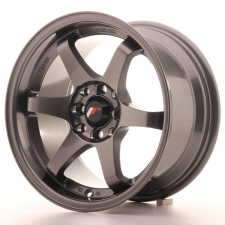 Japan Racing jr3 15&quot;x8&quot; festett Fegyverszürke alufelni 1db et25 4x100 alufelni