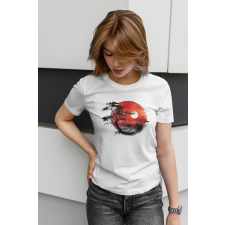  Japán vörös mintás fehér póló ajándéktárgy