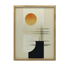 JAPANDI FALI PLAKÁT MINIMALIZMUS TERMÉSZET KERET NÉLKÜL 70x100 CM grafika, keretezett kép