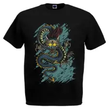  Japanese Dragon Design - Férfi Póló férfi póló