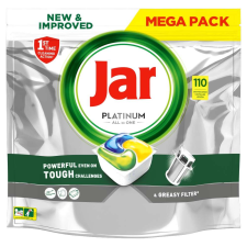 Jar Platinum All In One Lemon Mosogatógép kapszula 110db tisztító- és takarítószer, higiénia