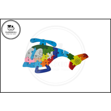  Járműves kirakó - Helikopter fajáték