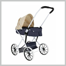 Játék babakocsi fémvázas 72 cm 297503 játék babakocsi