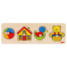 Játék puzzle fa Goki puzzle, kirakós