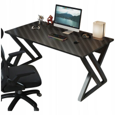  JÁTÉK SZÁMÍTÓGÉPES ASZTAL FEKETE MODERN GAMER LOFT ASZTAL 120 CM íróasztal