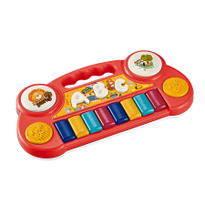 Játék zongora Aga4Kids MR1395-Red - Piros játékhangszer