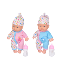 Játékbaba cumisüveggel 23 cm-es baba