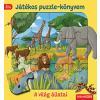  Játékos puzzle-könyvem: A világ állatai