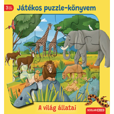  Játékos puzzle-könyvem: A világ állatai gyermek- és ifjúsági könyv