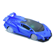 Játékos Távirányítós Famous Car sportautó vezeték nélküli távirányítóval, kék távirányítós modell