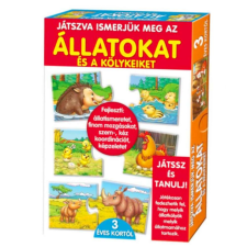 Játszva ismerjük meg az állatokat és a kölykeiket! Oktató játék gyerekeknek (BBJ) kreatív és készségfejlesztő