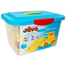 Jáva 6. építőjáték 1420 db-os szett műanyag dobozban PI-850022 barkácsolás, építés