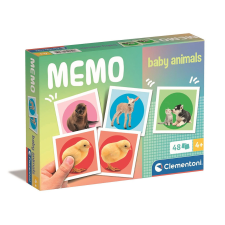 Javoli Állatos Baby memóriajáték 48 db-os Clementoni társasjáték