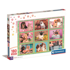 Javoli Állatos Puppies Collage 180 db-os puzzle Clementoni puzzle, kirakós