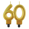 Javoli Arany 60-as Gold tortagyertya, számgyertya