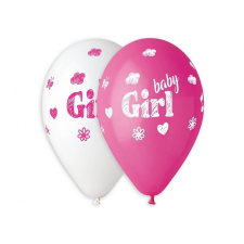 Javoli Baby Girl léggömb, lufi 5 db-os 13 inch (33 cm) party kellék