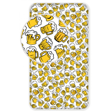 Javoli Beer, Sör gumis lepedő 90x200 cm lakástextília