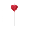 Javoli Diamond Heart Red, Szív tortagyertya, gyertya