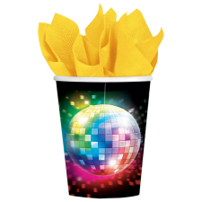 Javoli Disco Fever papír pohár 8 db-os 250 ml party kellék