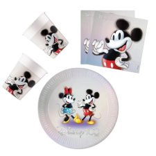 Javoli Disney 100 Mickey party szett 36 db-os 23 cm-es tányérral party kellék