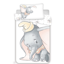 Javoli Disney Dumbo Grey gyerek, ovis ágyneműhuzat 100×135cm, 40×60 cm lakástextília