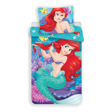 Javoli Disney Hercegnők, Ariel ágyneműhuzat 140×200cm, 70×90 cm lakástextília