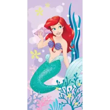 Javoli Disney Hercegnők Ariel Pink fürdőlepedő, strand törölköző 70x140cm lakástextília