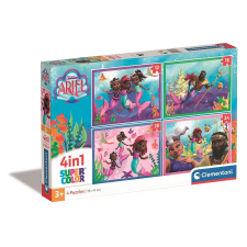 Javoli Disney Hercegnők Junior Ariel 4 az 1-ben puzzle Clementoni puzzle, kirakós