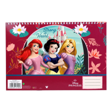 Javoli Disney Hercegnők Strong A/4 spirál vázlatfüzet, 30 lapos füzet