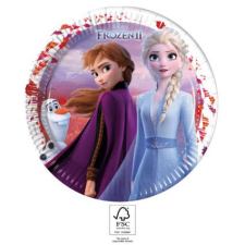 Javoli Disney Jégvarázs Leaf papírtányér 8 db-os 23 cm FSC party kellék
