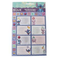 Javoli Disney Lilo és Stitch, A csillagkutya Aliens füzetcímke matricával 16 db-os füzetcímke