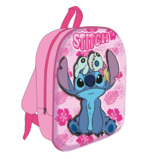 Javoli Disney Lilo és Stitch, A csillagkutya Pink Mischief 3D hátizsák, táska 30 cm