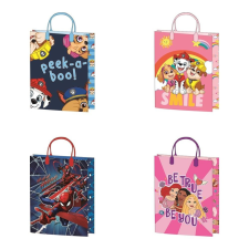 Javoli Disney, Mancs Őrjárat, Pókember papír ajándéktasak, ajándékzacskó 34x26x12 cm party kellék