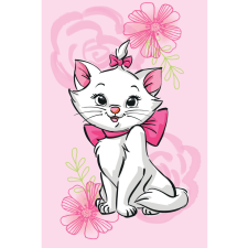 Javoli Disney Marie cica Pink Flower polár takaró 100x150cm lakástextília
