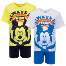 Javoli Disney Mickey Be Fun gyerek rövid pizsama 3-8 év