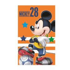 Javoli Disney Mickey Football Orange kéztörlő arctörlő, törölköző 35x65cm lakástextília