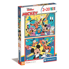 Javoli Disney Mickey Laughing 2x20 db-os puzzle Clementoni puzzle, kirakós