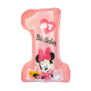 Javoli Disney Minnie Pink Első születésnap fólia lufi 71 cm