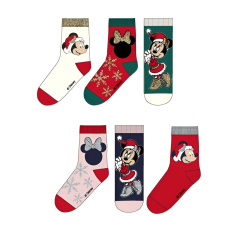 Javoli Disney Minnie Snow karácsonyi gyerek zokni 23-34
