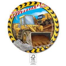 Javoli Építkezés Grabber papírtányér 8 db-os 23 cm FSC party kellék