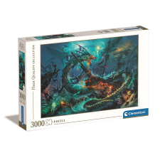 Javoli Fantázia világ Underwater Battle 3000 db-os puzzle Clementoni puzzle, kirakós