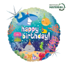 Javoli Fólia lufi - Happy Birthday - Óceán - Tengeri állatok