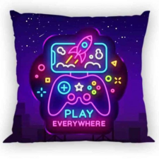 Javoli Gamer Neon párnahuzat 40x40 cm lakástextília