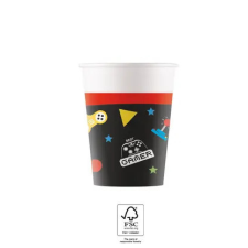 Javoli Gaming Party papír pohár 8 db-os 200 ml FSC party kellék