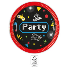 Javoli Gaming Party papírtányér 8 db-os 20 cm FSC party kellék