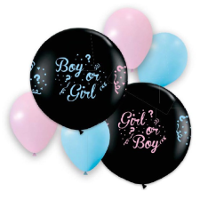 Javoli Gender reveal, Fiú vagy Lány léggömb, lufi szett party kellék