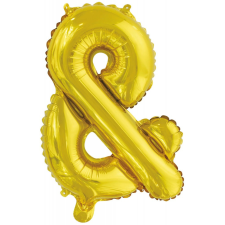 Javoli Gold, Arany & betű fólia lufi, 46 cm party kellék