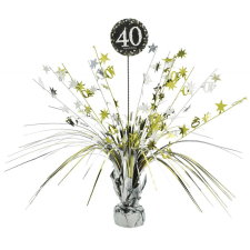 Javoli Happy Birthday Gold 40 asztaldísz 45,7 cm party kellék