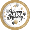 Javoli Happy Birthday Milestone papírtányér 8 db-os 23 cm FSC